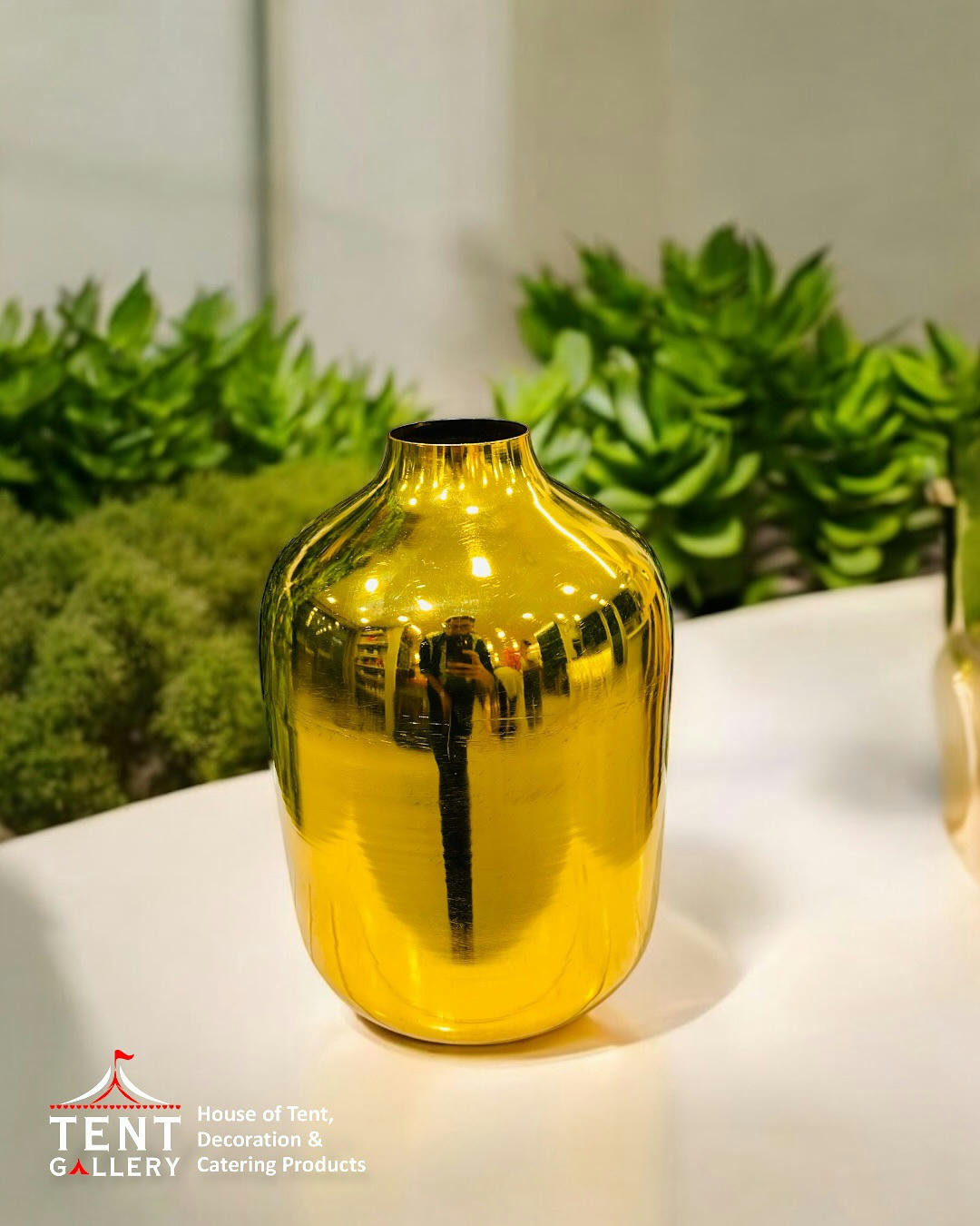 Elevate Your Space With The Radiant Glow Of Our Gold Metal Pots