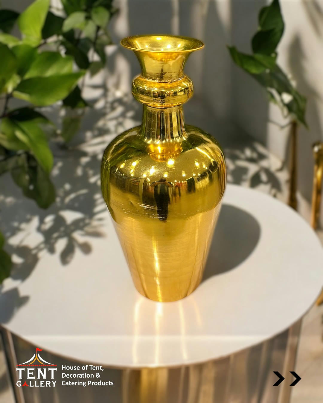 Elevate Your Space With The Radiant Glow Of Our Gold Metal Pots